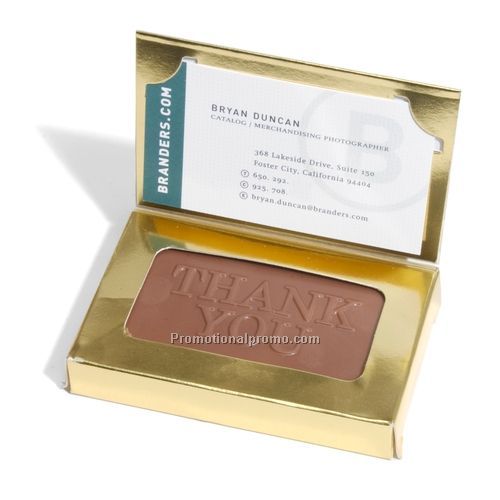 Chocolate - Thank You Business Cards Chocolate