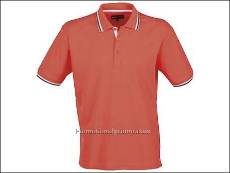 City polo. 2 kleuren tipping op de kr...