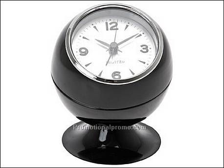 Clock Retro ball small black