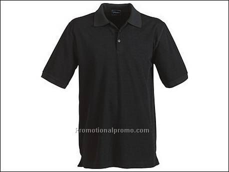 Core jaquard polo. 1x1 rib gebreide k...