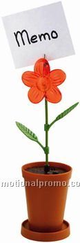 DANCING FLOWER MEMO HOLDER