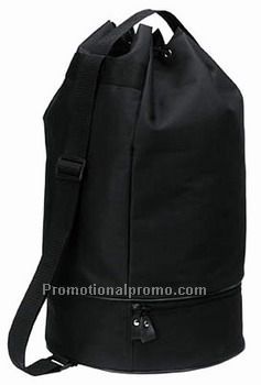 DUFFLE BAG WITH SHOE COMPARTMENT