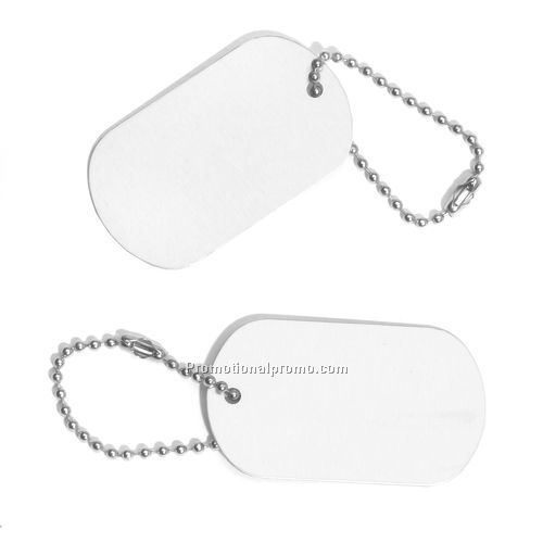 Dog Tag - 4" Chain