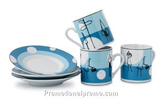 Dorado. Ceramic cup set, 3 pcs