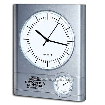 Duo Thermometer/Wall Clock