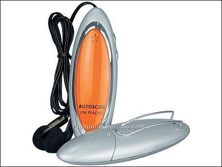 FM radio met automatische scan