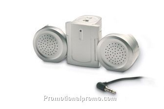 FM scan radio with speakers