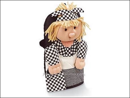 FUNNY GLOVE WAITRESS