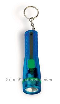 Flashlight key ring neon