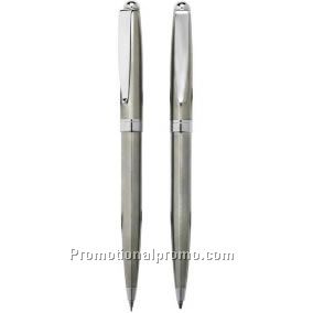 Focus twist action ball pen & pencil set