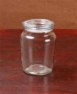glass storage jar with glass lid
  
   
     
    