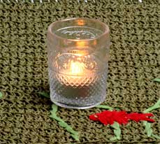 embossed glass candle holder
  
   
     
    