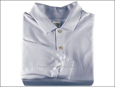 Gildan Polo Sh Pique L/S, 95 Sports Grey