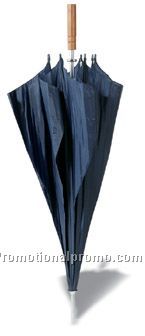 Golf umbrella with wooden grip