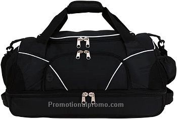 HIGH MOUNTAIN TRAVEL BAG - Travel bag with big main compartment, phone pouch and pen loops. 600D