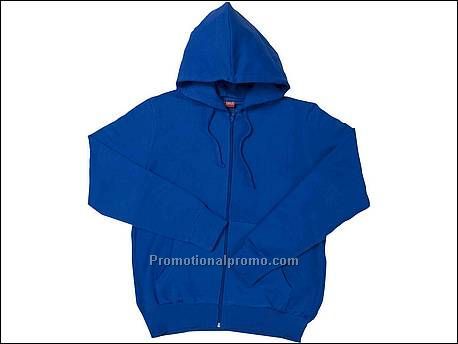 Hanes Men's Sweater Beefy Hooded Jacket, Royal Blu