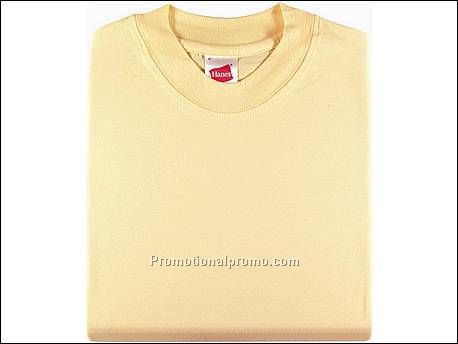 Hanes T-shirt Top-T S/S, Straw