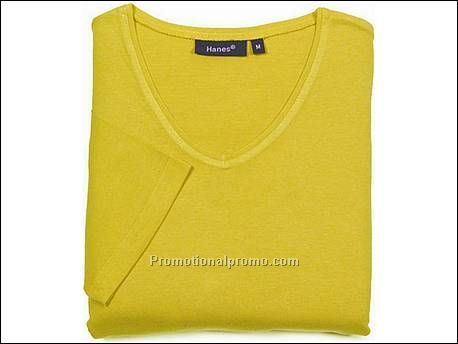 Hanes T-shirt Vee-T Elegance, Sun Flower Yellow