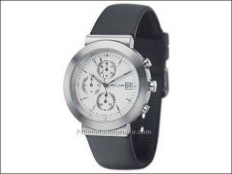 Horloge met metalen kast in...