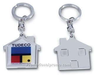 House silver key ring