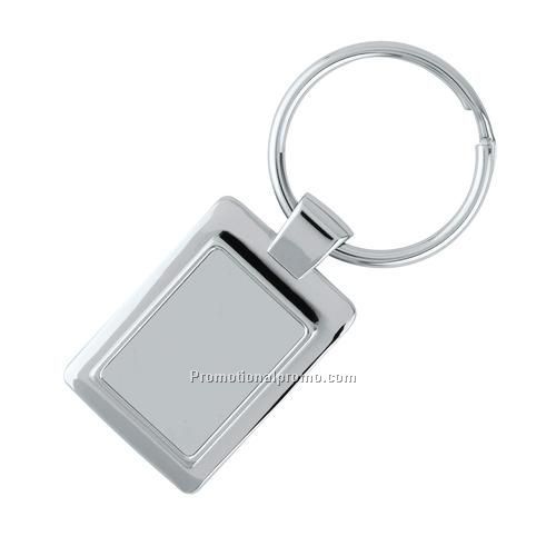 Key Tag - Rectangle Metal