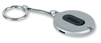 Key ring with mini-lamp