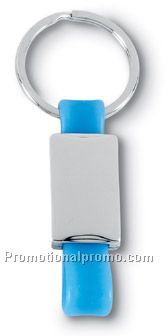 Key ring with silicone strap