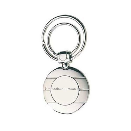 Keyholder - Matte Silver Round, 1.63