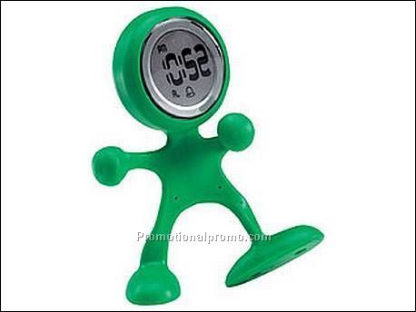 Klok in de vorm van een mannetje...