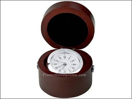 Klok in houten kistje 37698asel