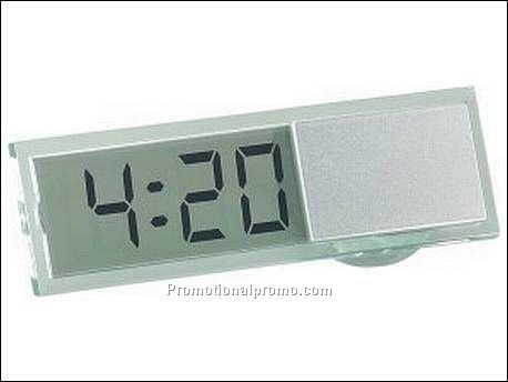 Klok met doorzichtig display,...
