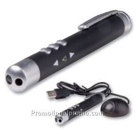 LASER POINTER WITH LED AND REMOTE