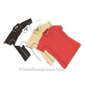 Ladies piping golf shirt