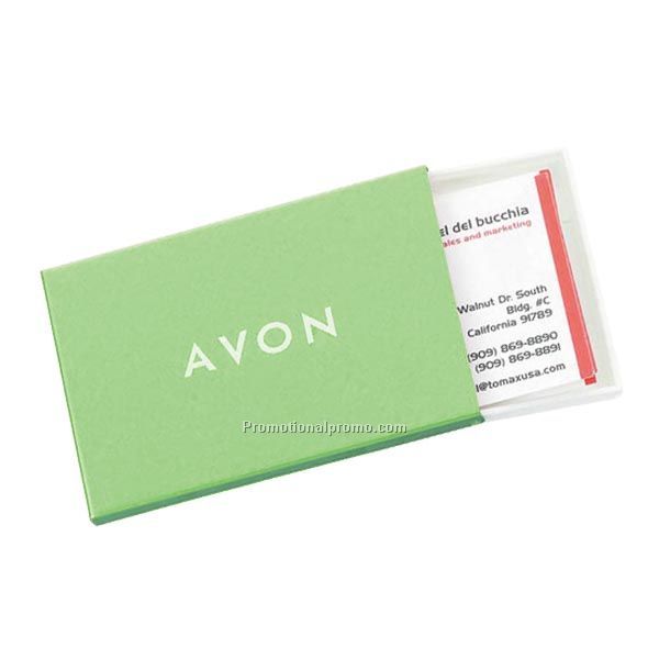 Metallic-Color Business Card Holder BC-255GN