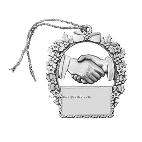 Ornament - Pewter Holiday Stock (Hands)