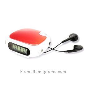 Pedometer with FM Radio