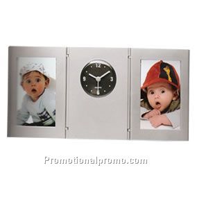 Pen holder photo frame and clock