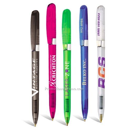 Pen - Bic Pivo Twist Action, Ballpoint, Medium Point