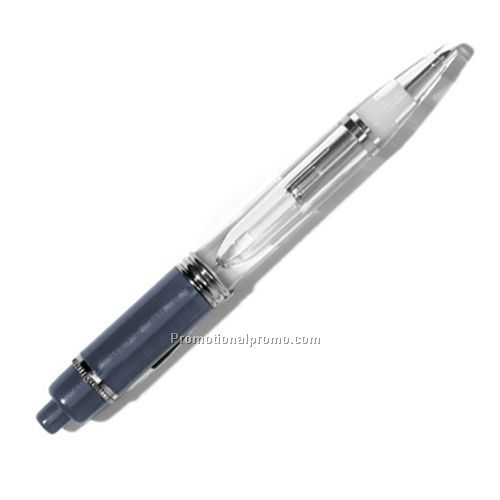 Pen - Light Up, Single Color, Matching LED and Cap Pen, Navy
