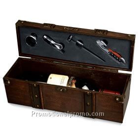 TREASURE CHEST 4 PIECE WINE SET