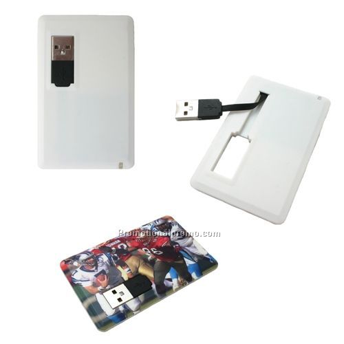 USB Credit Card Drive - Quincy, 128MB