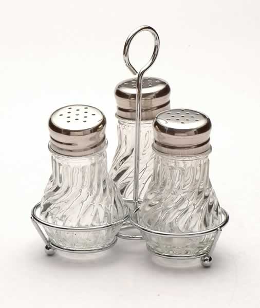 salt and pepper set with metal stand
  
   
     
    