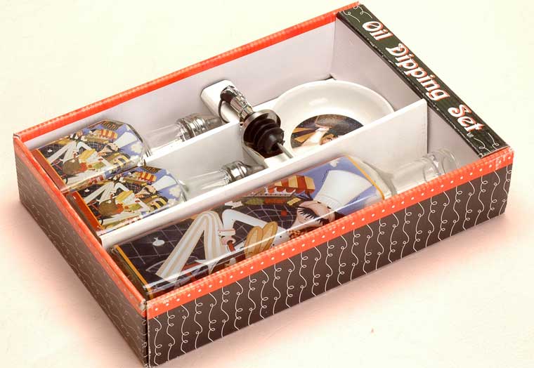 cruet set with decal
  
   
     
    