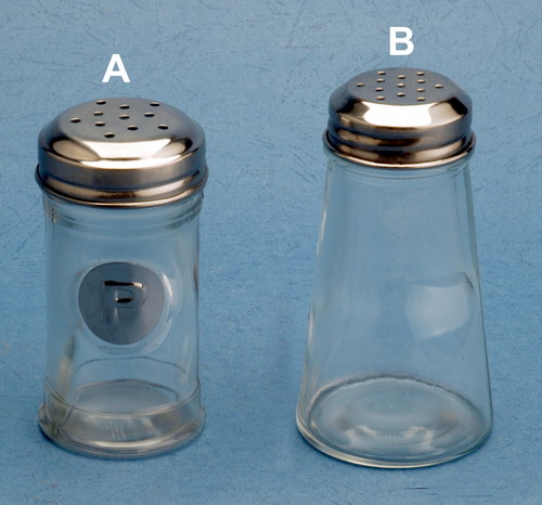 Cruet set with metal lid
  
   
     
    