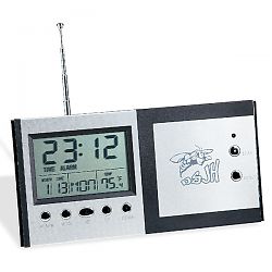 FM Radio Clock w/Thermometer RC-151