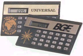 Battery Calculator with Metal Plate