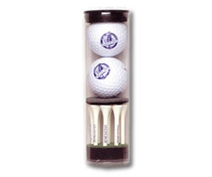 Teeline 2-Ball Golf Tube w/Golf Ball & 9 Tees