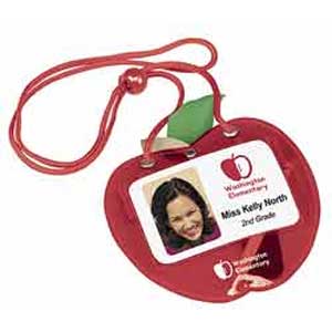 Lanyard ID holder - Apple shape