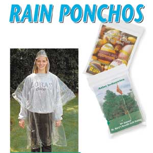 Printed Rain Poncho