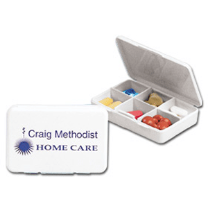 6 Compartment Pill Box